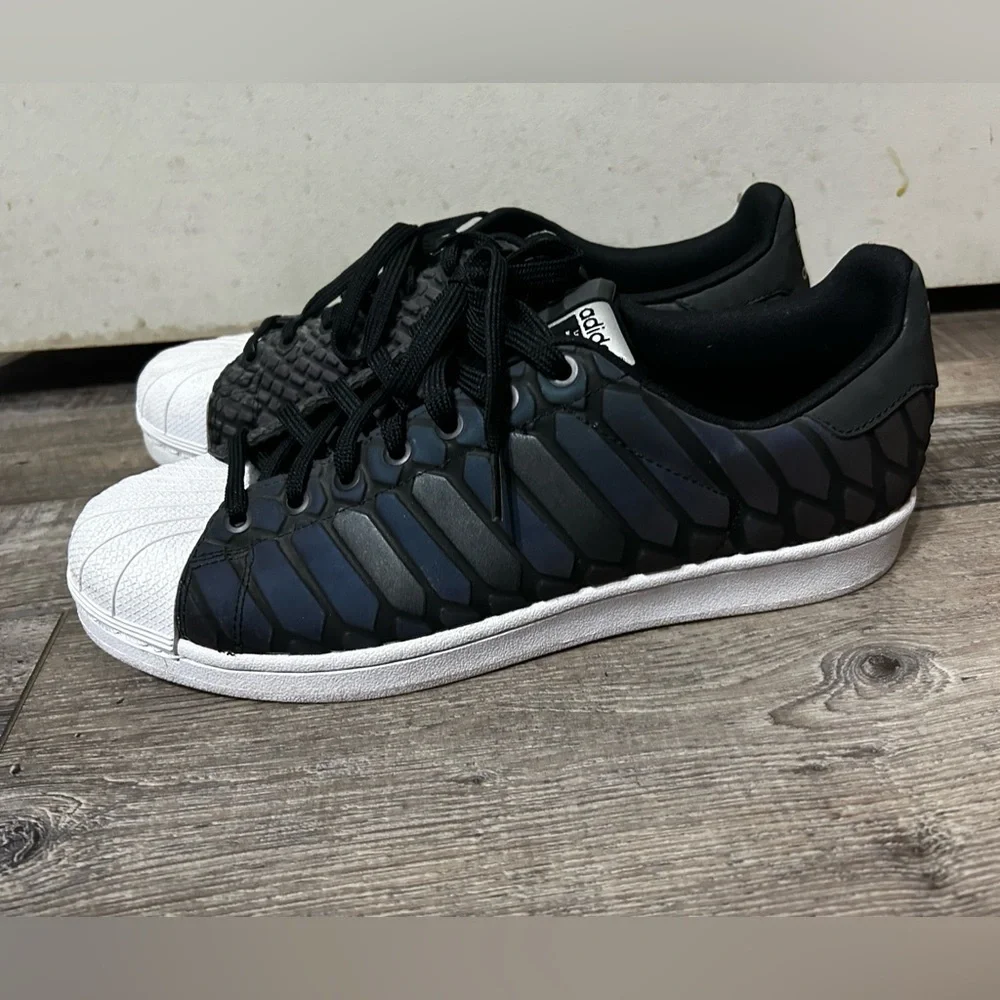 Adidas Superstar Xeno 2015 Men’s Black iridescent Reflective sneaker